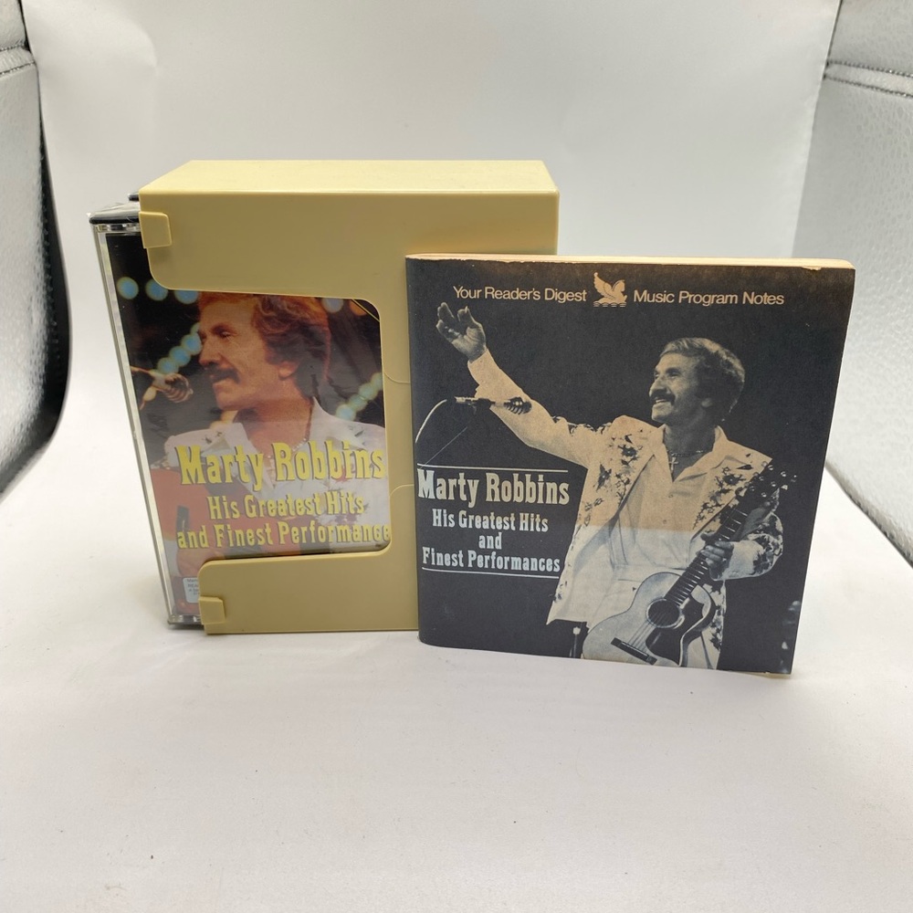 Vintage 1983 Reader's Digest Marty Robbins Greatest Hits Cassette Tapes